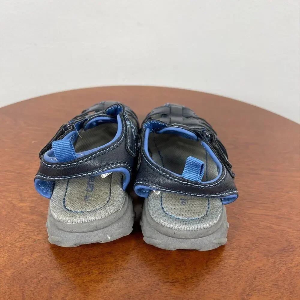 Carter's Toddler Boys Julian-C Fisherman Casual Sandal in Blue Leather Size 9